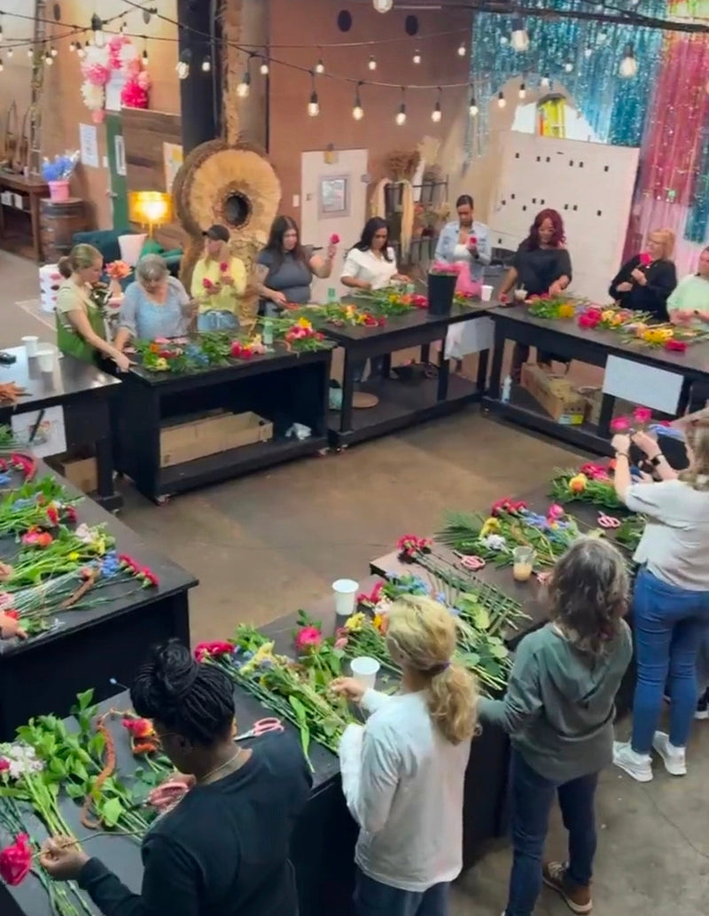 Flower Classes at Nashville Flower Market (Next Class 8-28-2026)