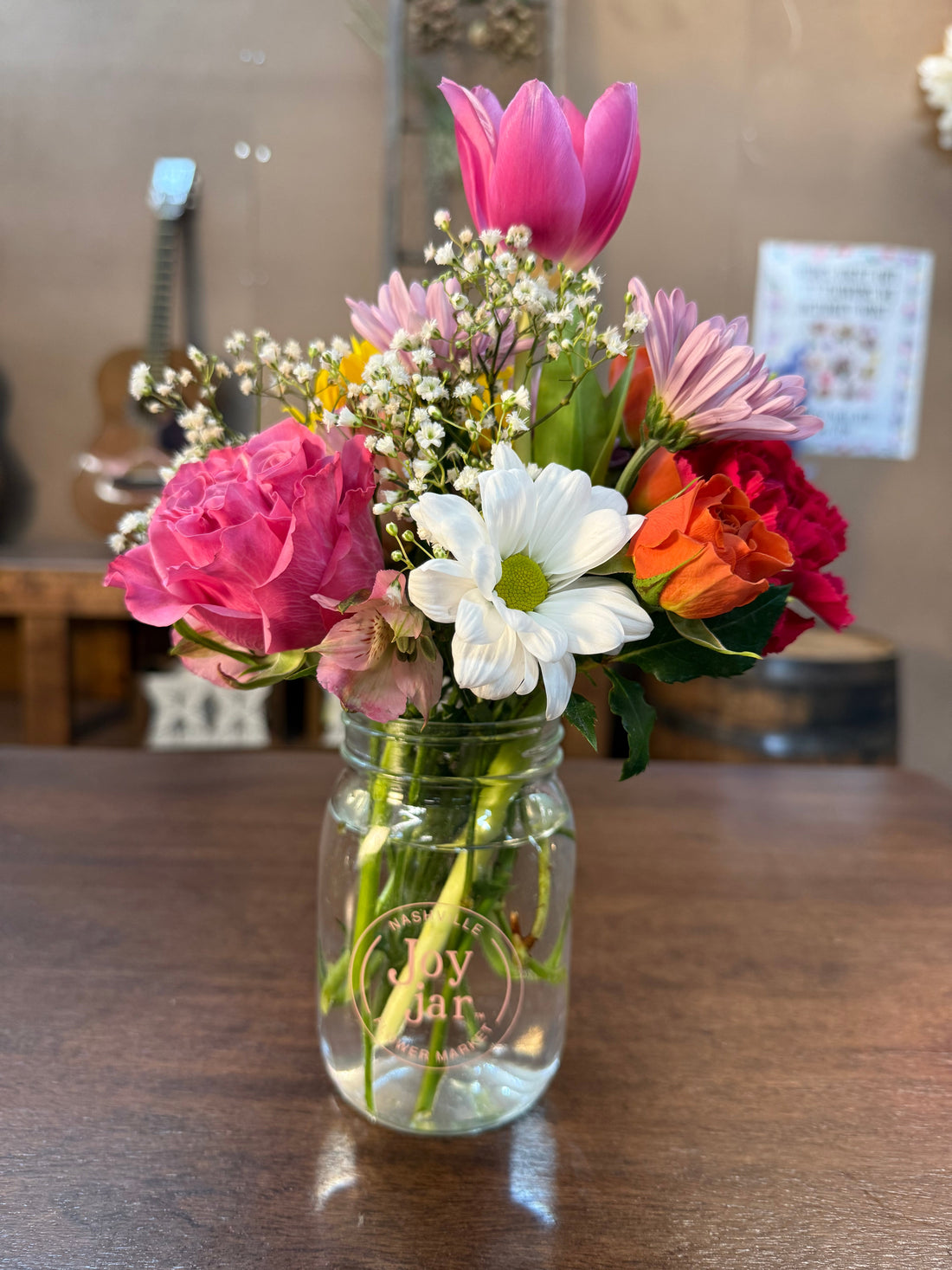 Nashville Flower Market Joy Jar