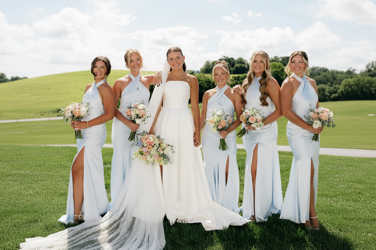 Cropped Wedding Photo